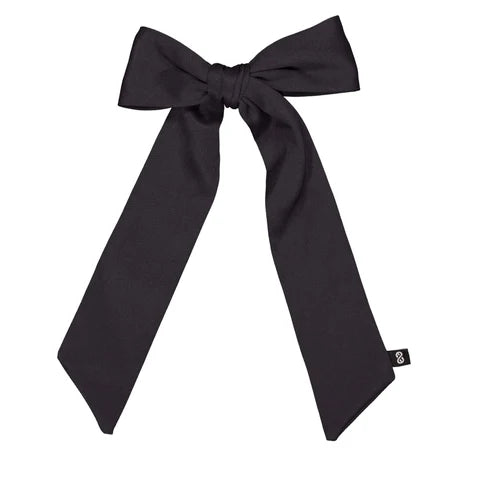 Knot LUSTRE Long Bow Clip Blackbird