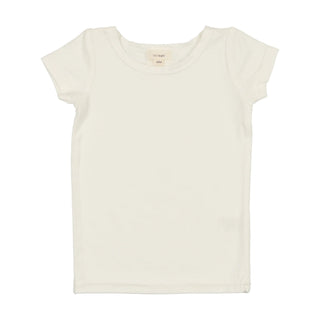 Lil Legs Winter White Bamboo Tee SS