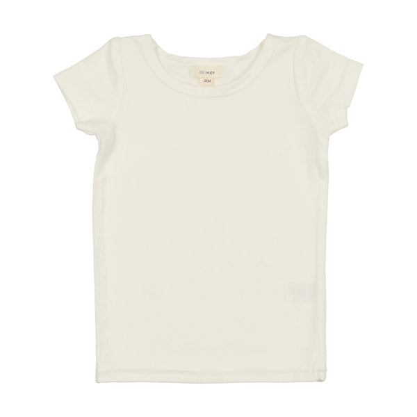 Lil Legs Winter White Bamboo Tee SS