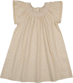 Lil Legs Sunny Blossoms Flutter Dress in Yellow