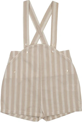 Analogie Striped Overalls in Wheat Stripes