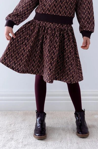 Steph Wallpaper Print Sweat Skirt