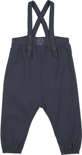 Analogie Plaid Edition Boys Long Romper Navy