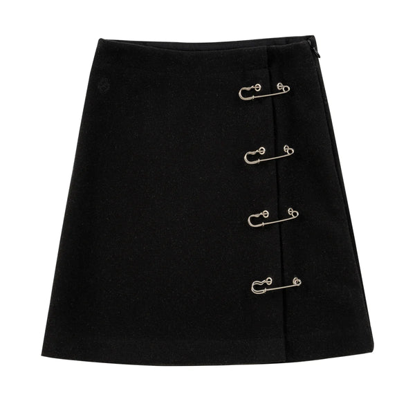 Cottier Black Delia Skirt