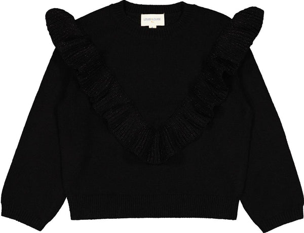 Louis Louise Black Pavlova Sweater