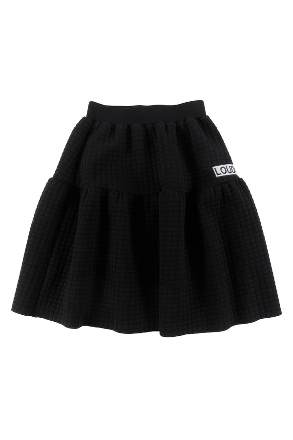 Loud Apparel REST Black Midi Skirt