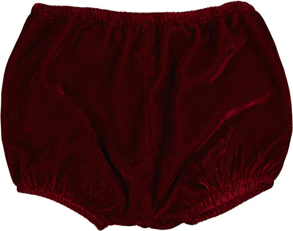 Louis Louise Bloomer London Burgundy Velvet