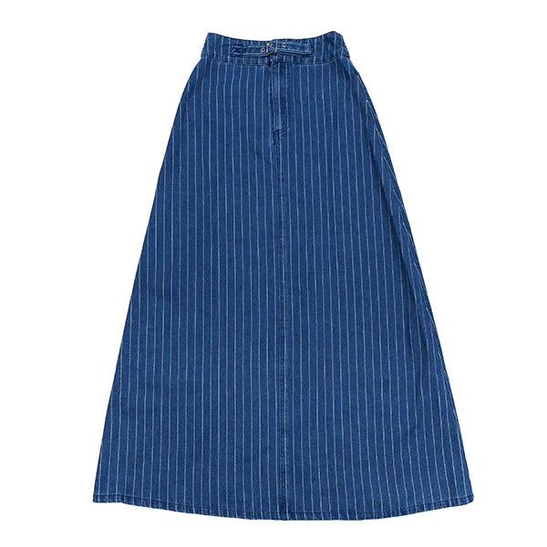 Luna Mae Hope Skirt Dark Denim Stripe