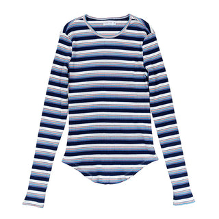 Luna Mae Ella Striped Tee Midnight