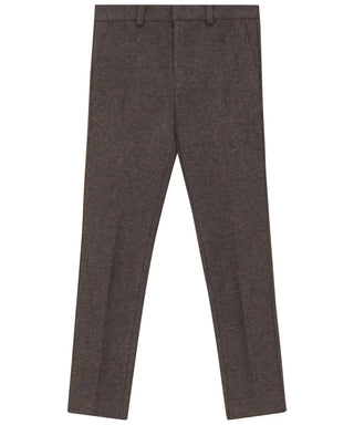 MANN Coffee Herringbone Pants