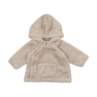 Mema Knits Oatmeal Fur Baby Jacket