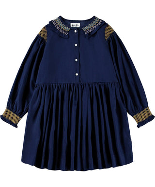 Molo Cyrille Dress in Galaxy Blue