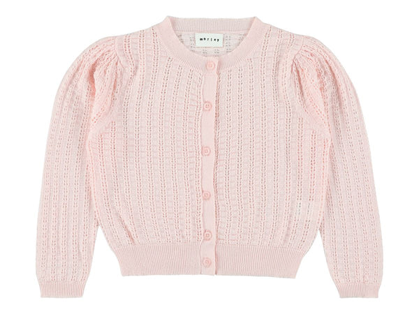 Morley WIFI Cardigan in Poudre Pink