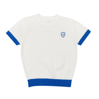 Motu Dane White SS Sweater