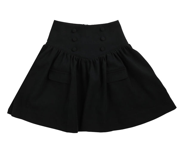 Noma Drill skirt with pockets in Teal