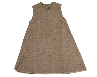 Noma Grey Tweed Jumper with Raw Edge