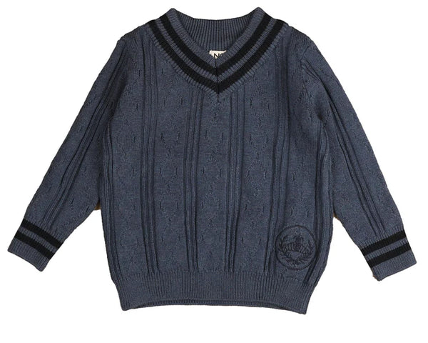 Noma Textured Knit with Stripe
