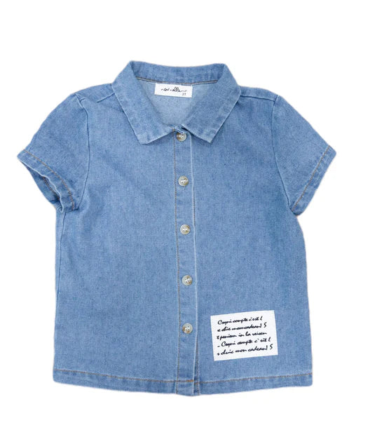 Nou Nelle Denim Label Shirt