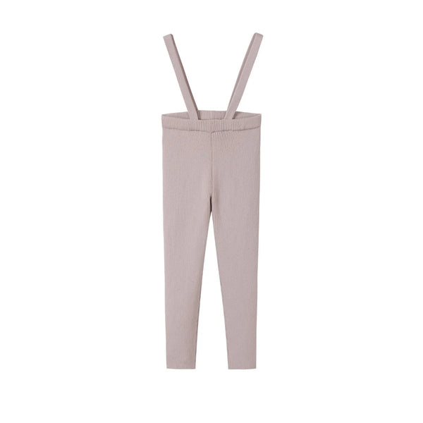 Nou Nelle Natural Knit Suspender Pants