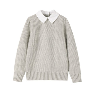 Nou Nelle Collar Knit Sweater