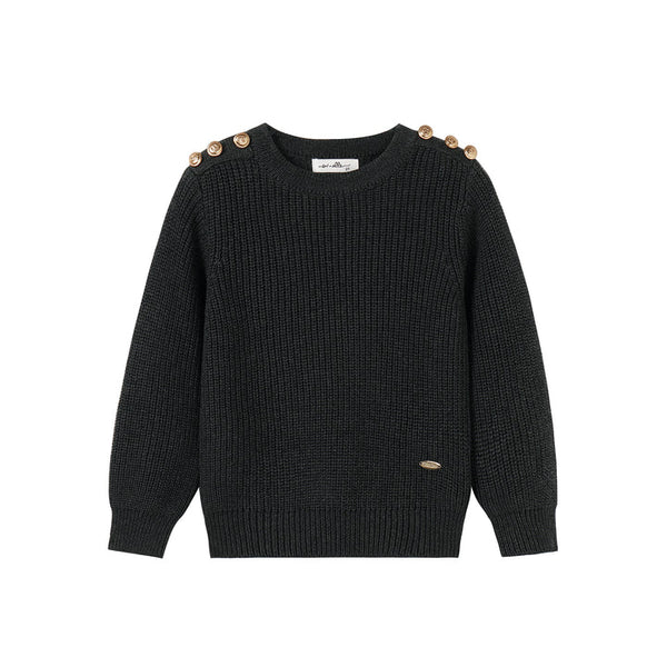 Nou Nelle Boy Chunky Sweater Grey