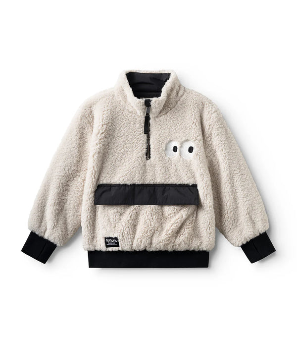 Nununu Sherpa Pullover in Smokey