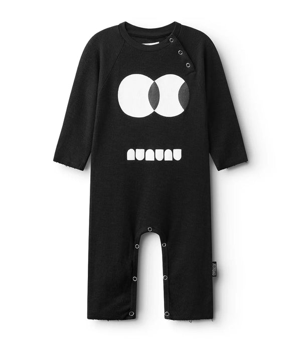 Nununu Black Side Eye One-Piece Overall