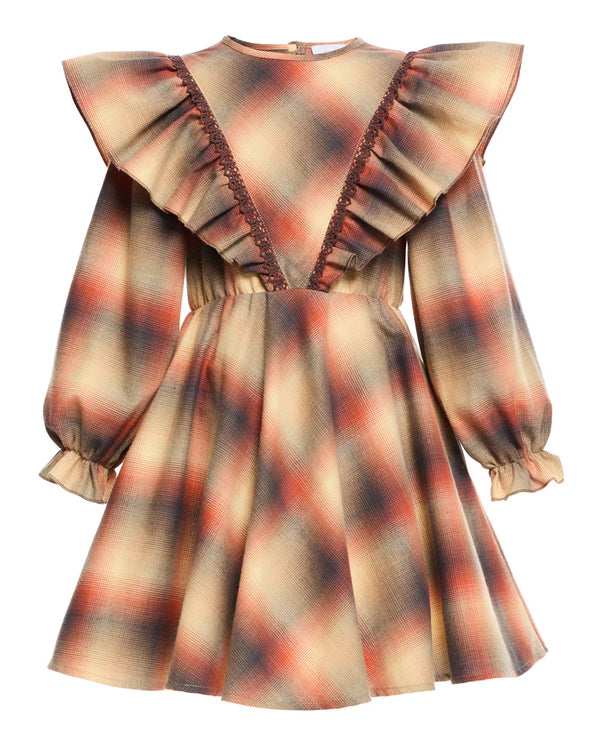 Paade Mode Dress with Ruffle Ciro Yellow