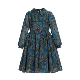Paade Mode Peter Pan Collar Dress Beatrice Blue