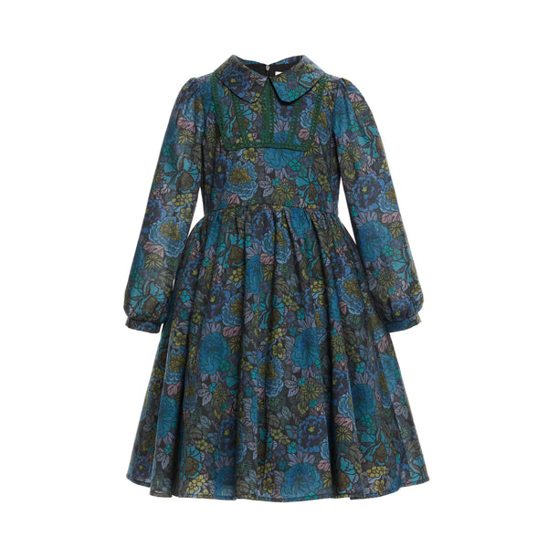 Paade Mode Peter Pan Collar Dress Beatrice Blue