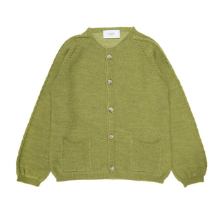 Paade Mode Tempo Cardigan with Pockets Green