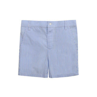 Little Parni Blue & White Stripe Shorts