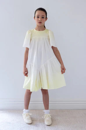 Steph The Label Lemon Tie Dye Voile Dress