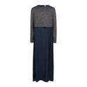 Poet Dante Maxi Dress with Metallic Cardigan