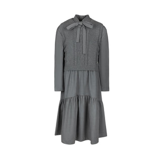 Poet Teen Emily Dress in Grey