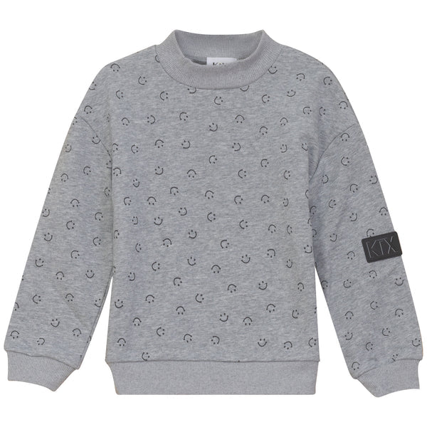KIX Smiley Print Sweatshirt