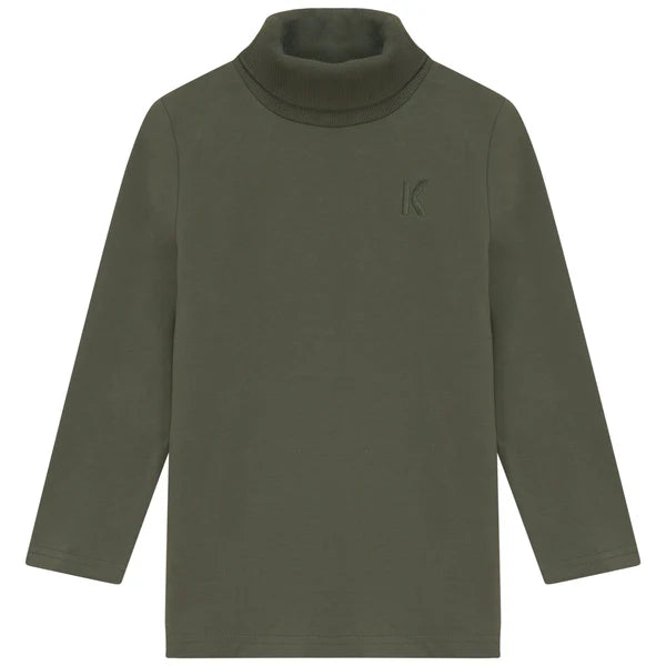 KIX Olive Turtleneck
