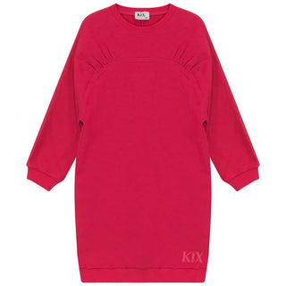 KIX Fuchsia Round Yoke Dress