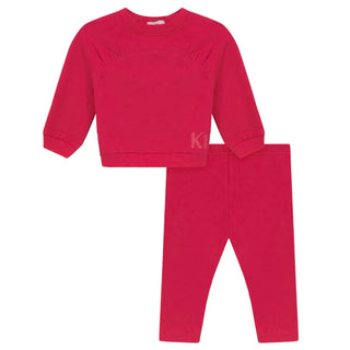 KIX BG Fuchsia Rounded Yoke Set