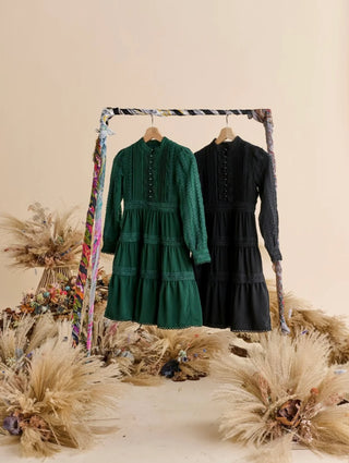 Porter Green Lace Dress