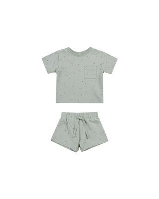 Quincy Mae Constellations Boxy Tee+Shorts Set