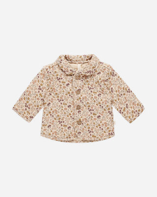 Quincy Mae Quilted Jacket Posy Print