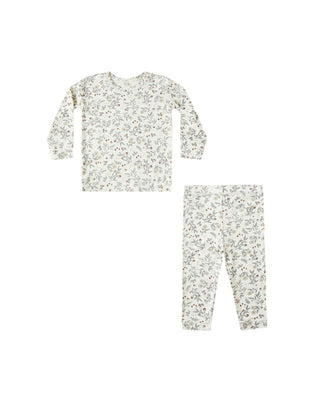 Quincy Mae Bamboo PJ Set in Woodland