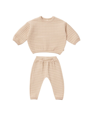 Quincy Mae Shell Quilted Top+Pant Set