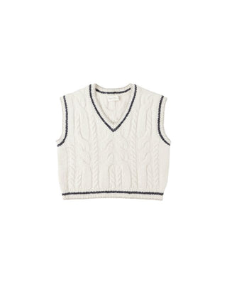 Rylee & Cru Sweater Vest in Natural