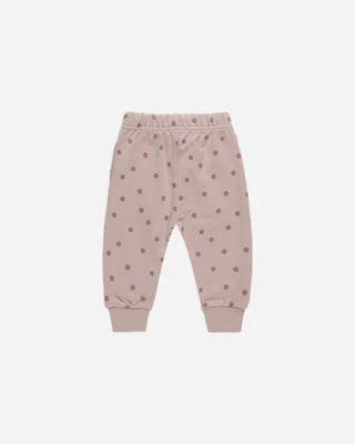 Quincy Mae Relaxed Sweatpants Polka Dots