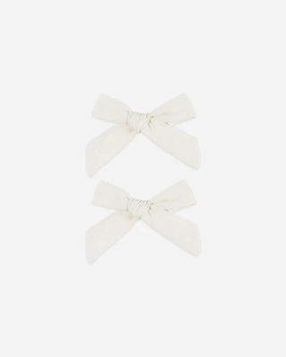 Rylee and Cru Set of Bows in Ivory