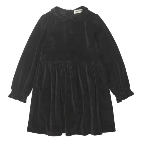Tocoto Vintage Black Velvet Dress