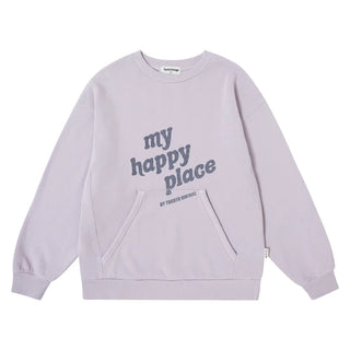 Tocoto Vintage Lilac Pocket Sweatshirt