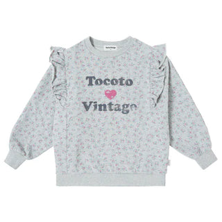 Tocoto Vintage Flower Print Sweatshirt